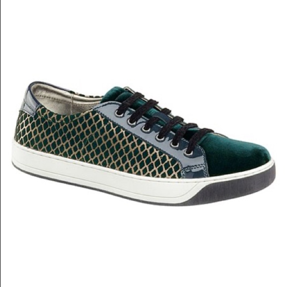 Teal Emerson Velvet sneakers